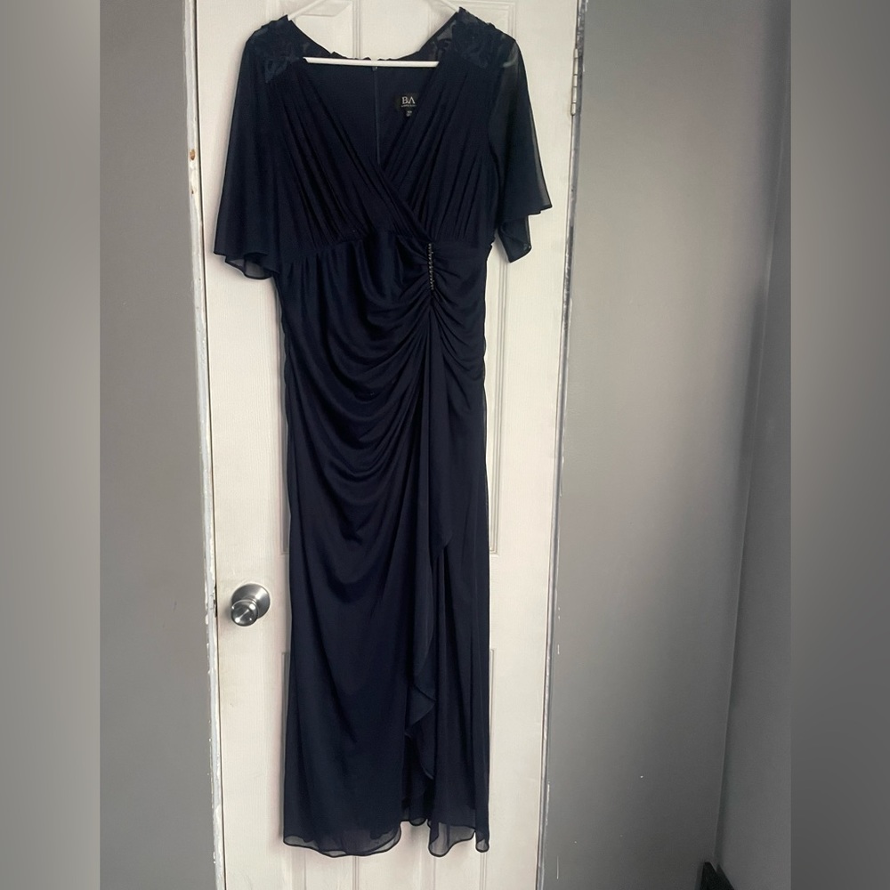 B&A maxi dress size: 16W color: dark blue